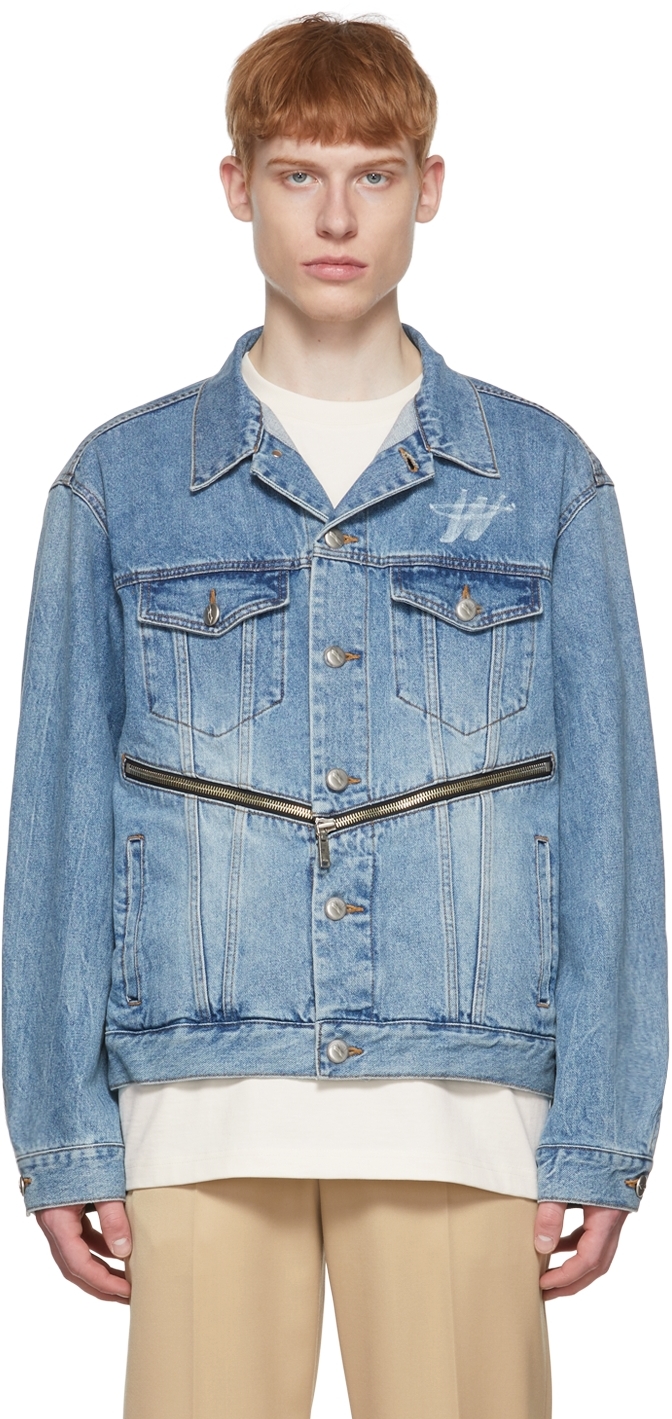 mens designer denim jacket