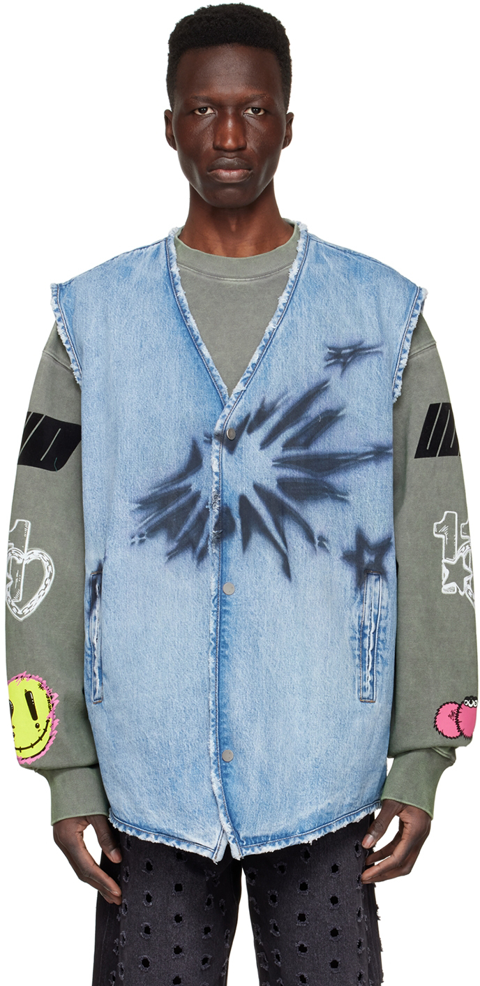 Blue Denim Vest