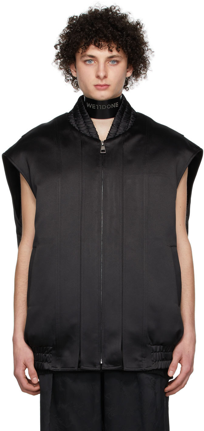 Black Bomber Vest