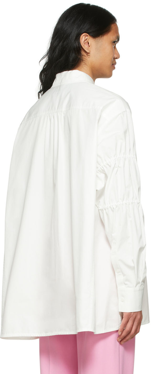 We11 Done White Cotton Shirt In White