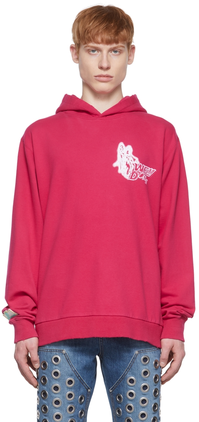 Pink Cotton Hoodie