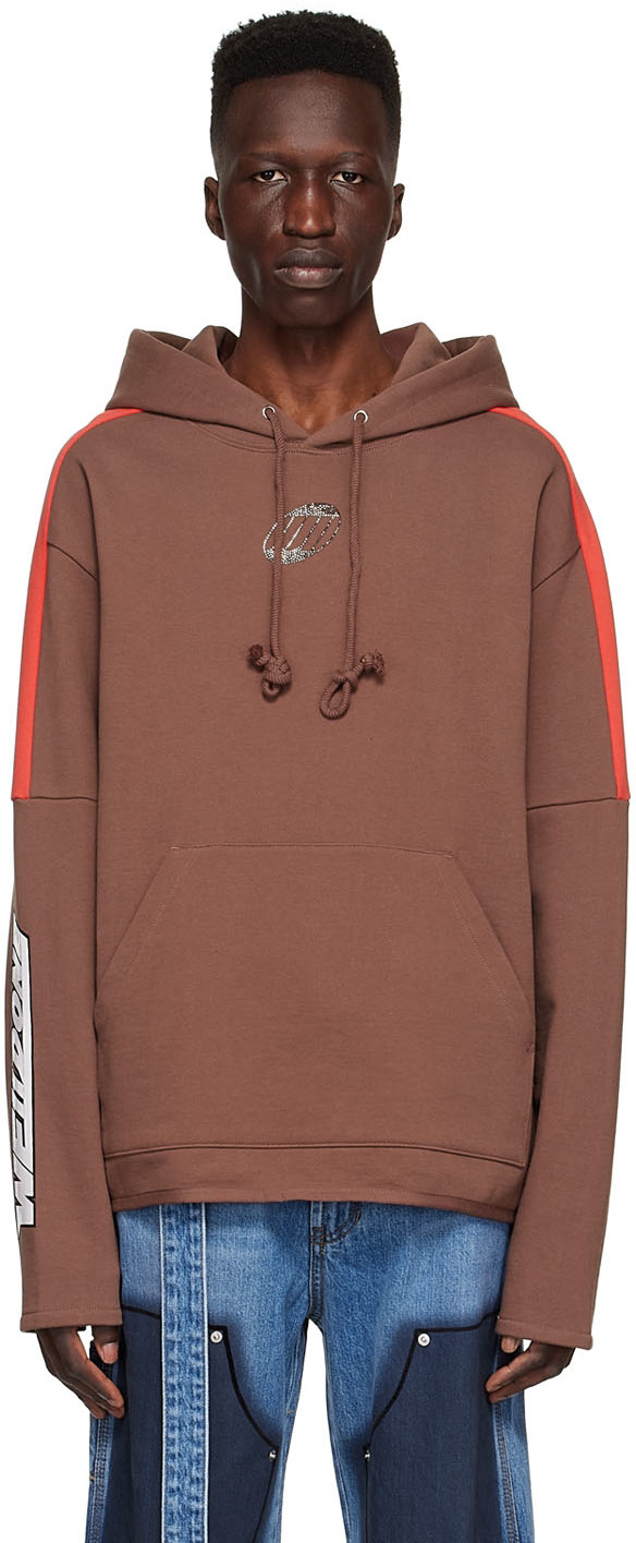 Brown Cotton Hoodie