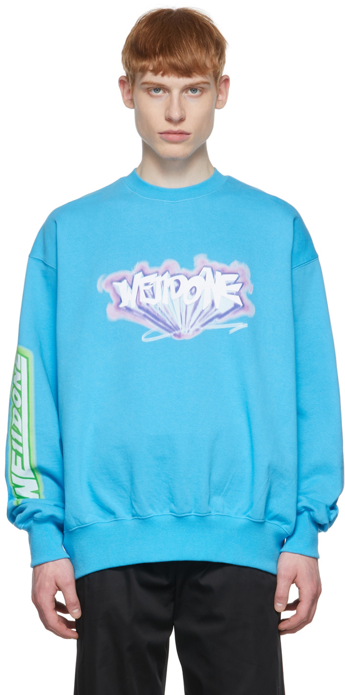 Blue Cotton Sweatshirt