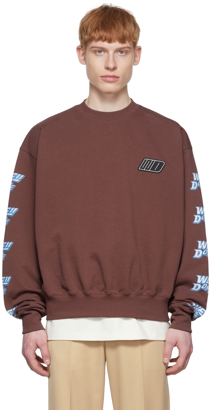 Brown Cotton Sweatshirt