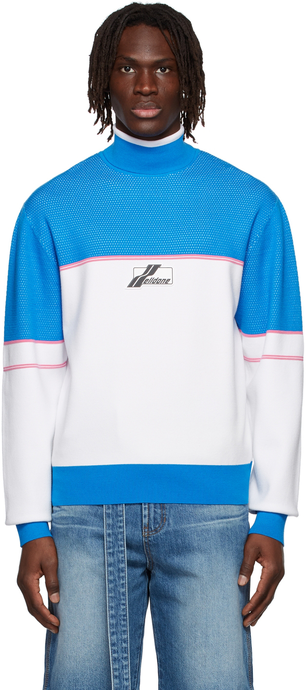 White Viscose Turtleneck