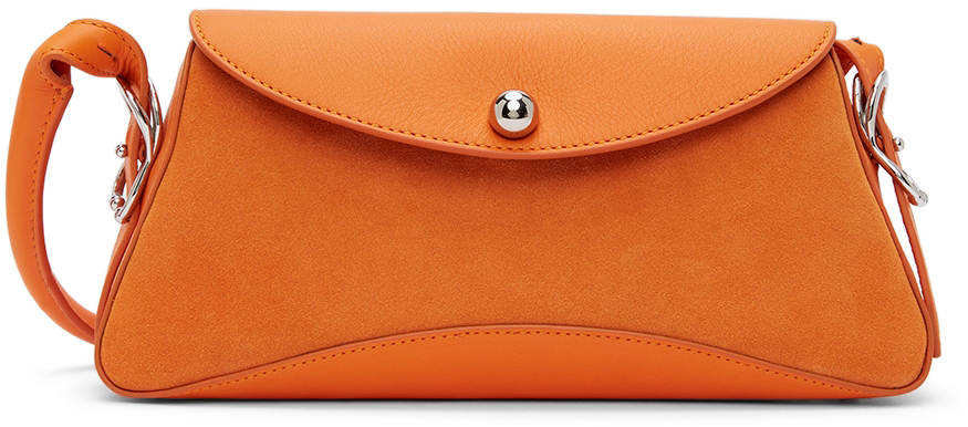 Orange Cosmo Top Handle Bag