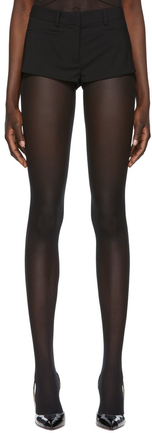 Nensi Dojaka Black Mini Tailored Shorts
