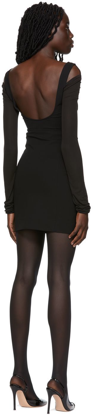 Nensi Dojaka High Waisted Zip Mini Skirt In Black
