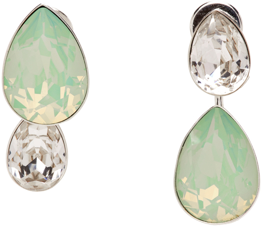 Mounser Silver & Green Terra Earrings