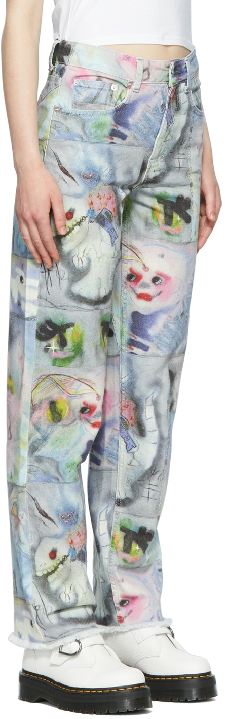 パンツ heaven PUNK PLAYGROUND STAR JEANS Marc Jacobs Heaven Multicolor Punk Playground Star Jeans | Smart