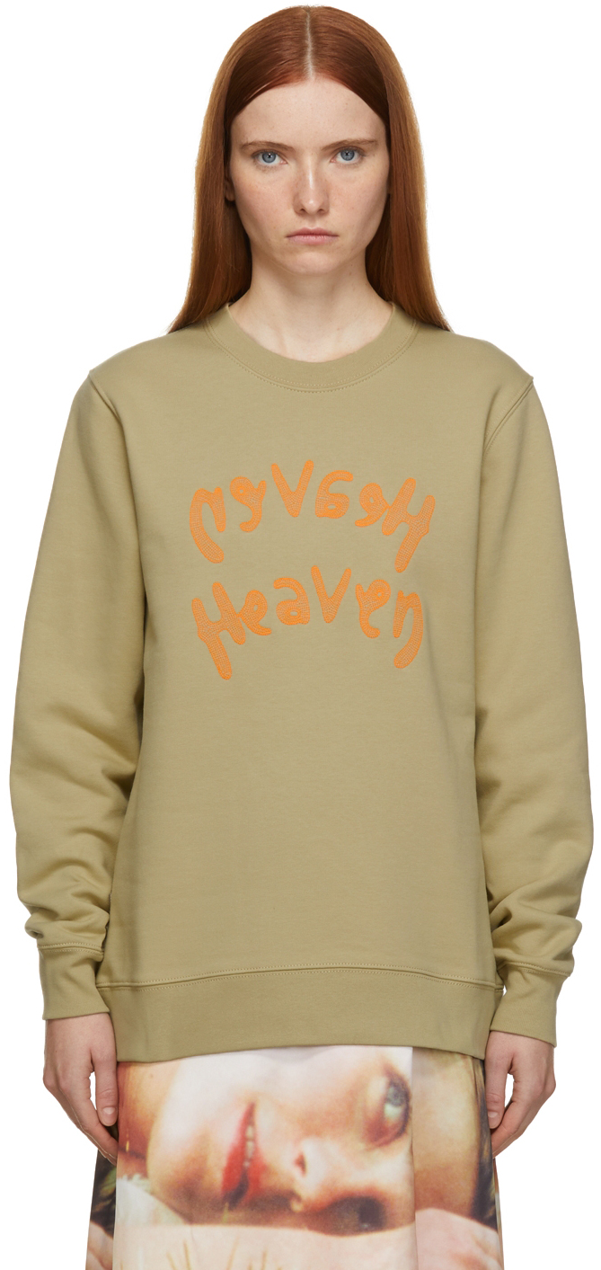 Marc Jacobs Heaven Khaki Reverse Sweatshirt