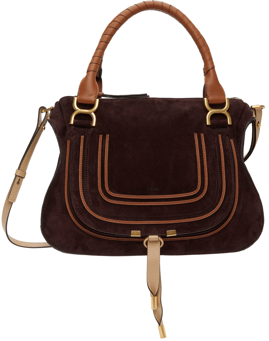 chloe brown leather handbag