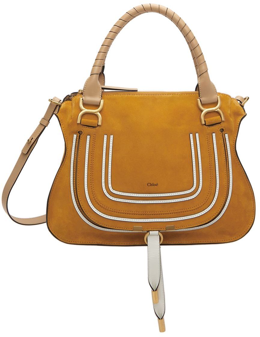 chloe yellow handbag