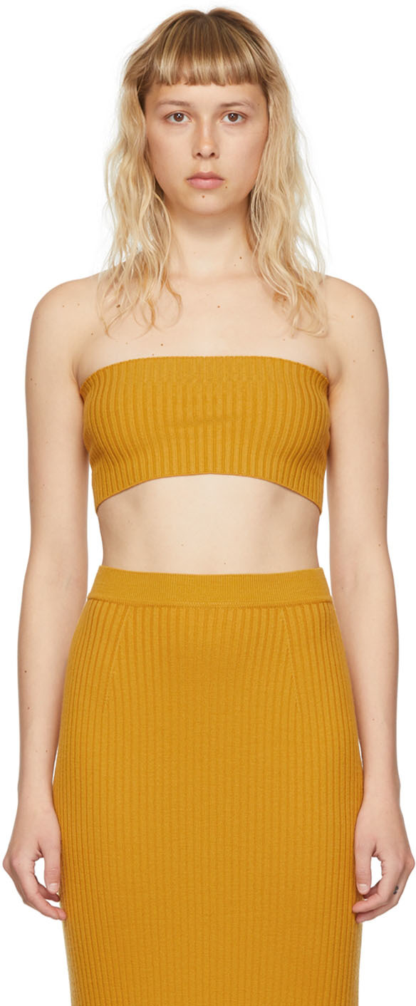 Chloé Yellow Wool Camisole