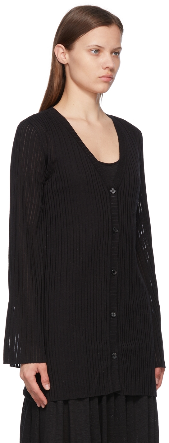 Chloé Black Silk Cardigan In 001 Black