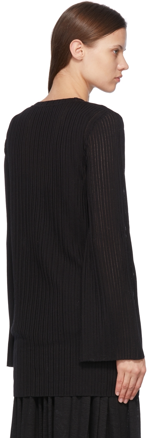 Chloé Black Silk Cardigan In 001 Black