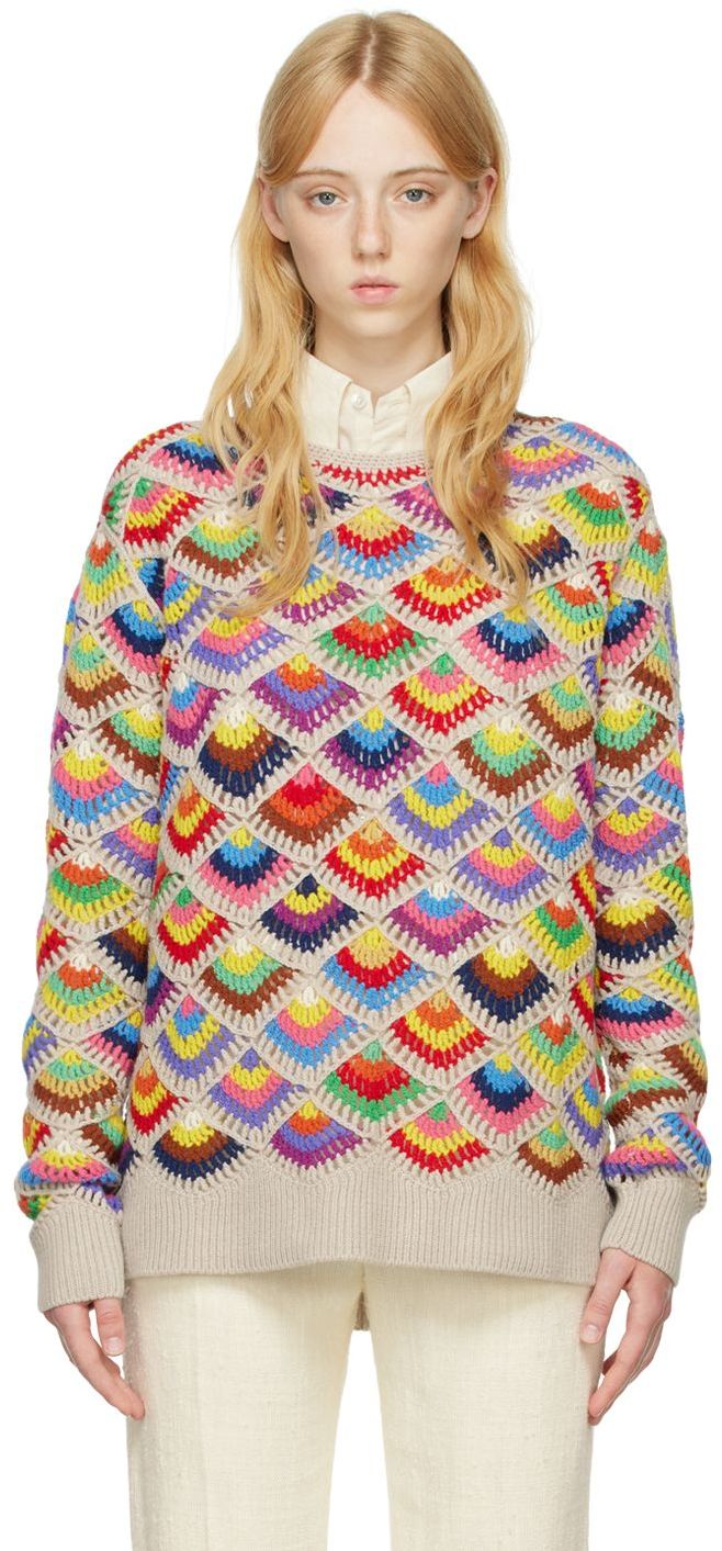 Multicolor Cashmere Sweater