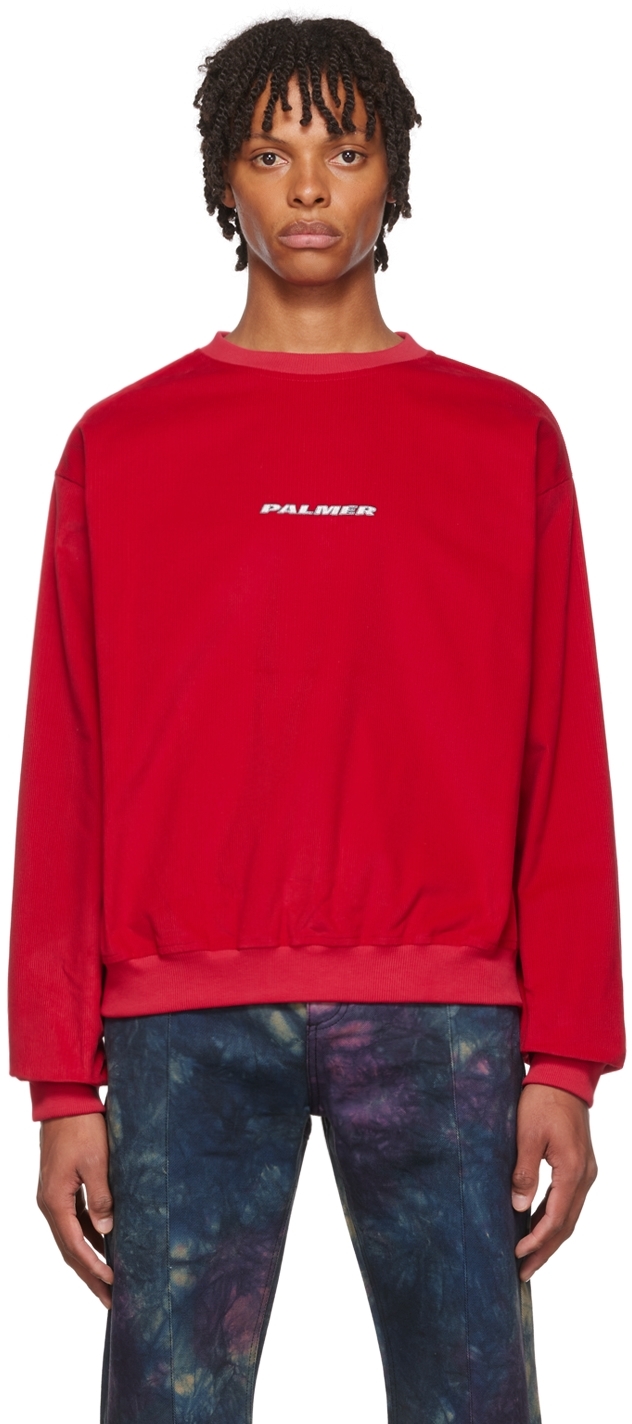 Red Cotton Sweatshirt