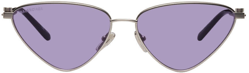 Balenciaga Metal Cat-Eye Sunglasses