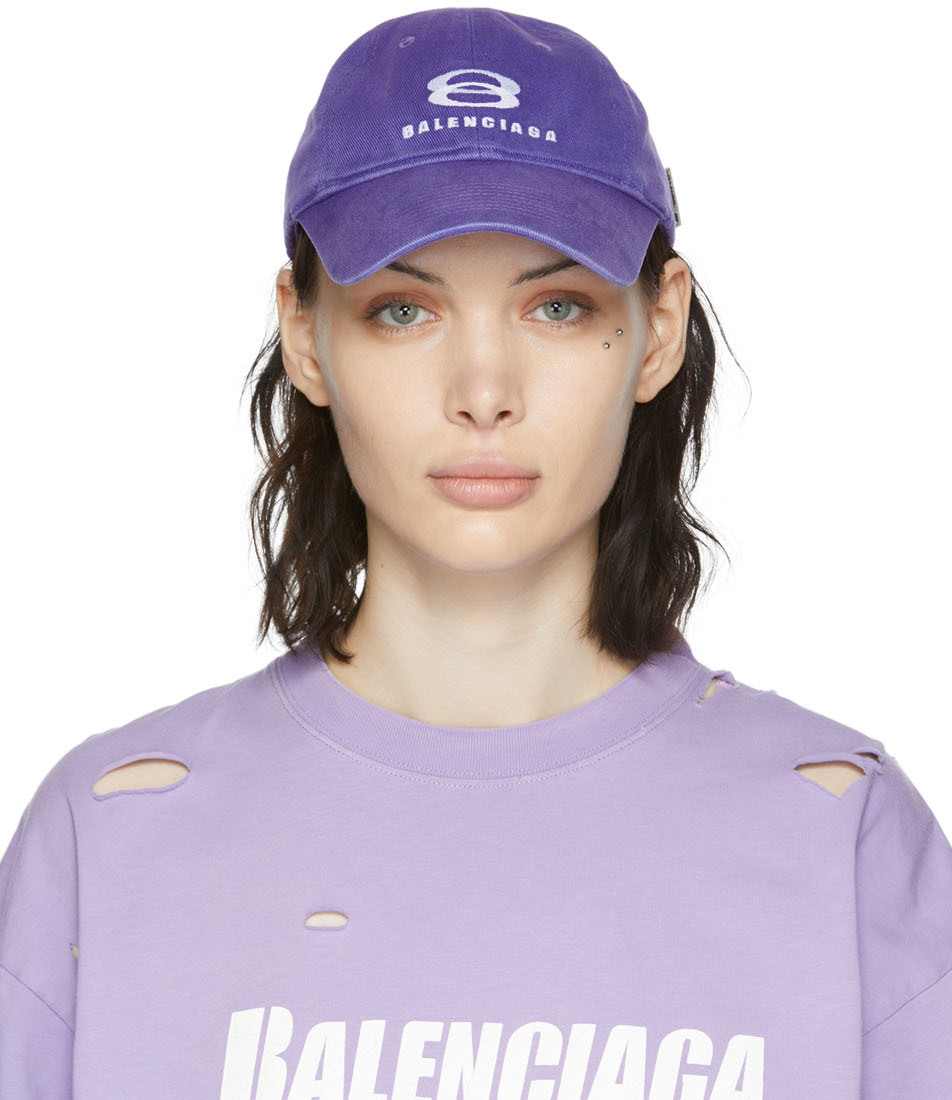 financieel plaag Trek Purple Unity Snowboard Cap by Balenciaga on Sale