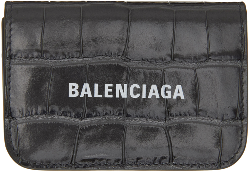 Balenciaga Grey Mini Cash Wallet