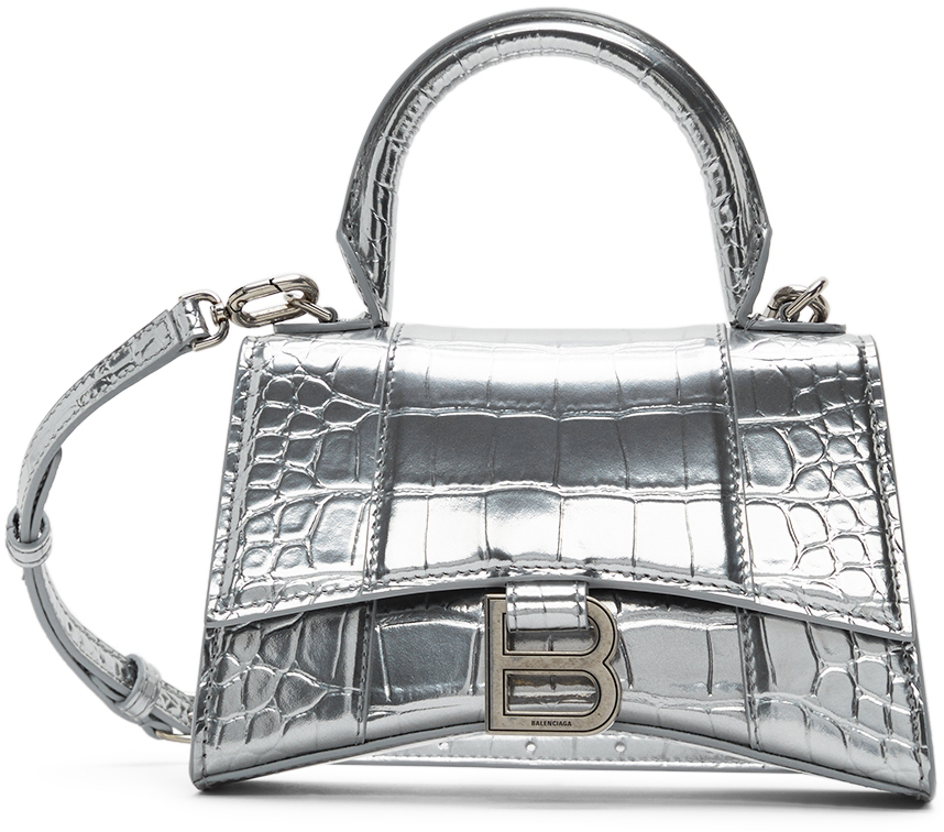 Balenciaga XS Hourglass tophandle Bag  Farfetch