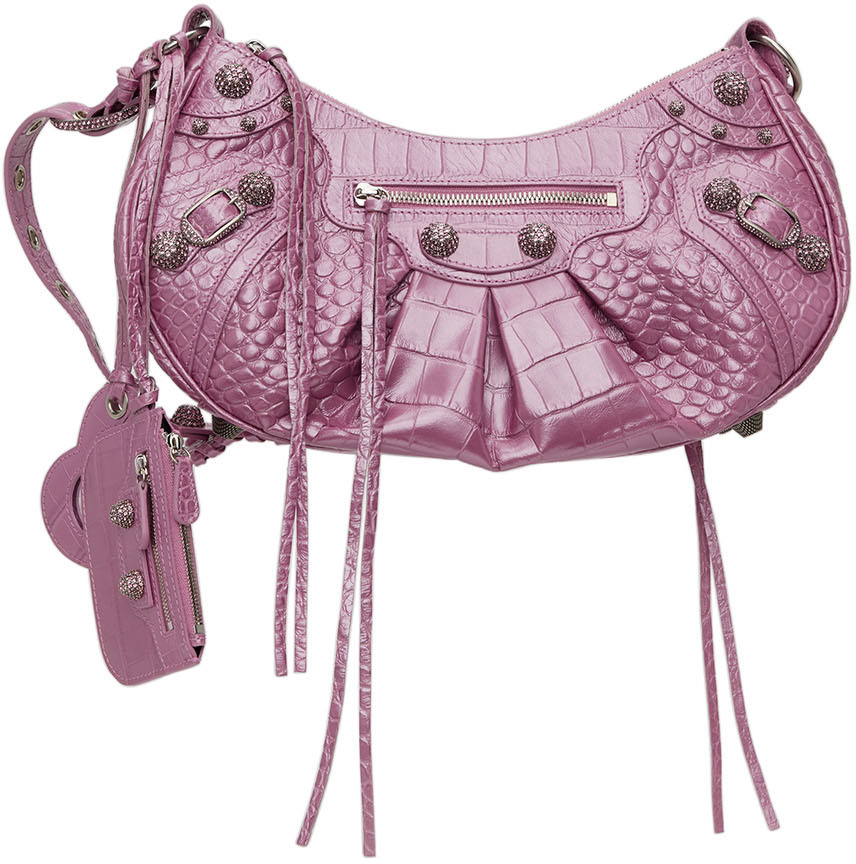 Balenciaga Pink Small 'Le Cagole' Shoulder Bag