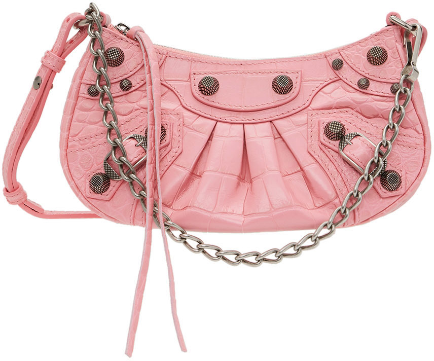 Balenciaga Pink Mini 'Le Cagole' Shoulder Bag