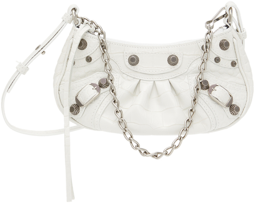 Balenciaga Off-White Mini 'Le Cagole' Shoulder Bag