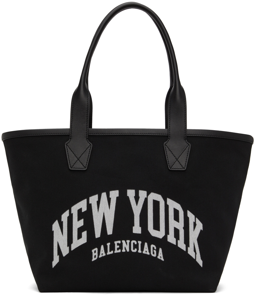 Balenciaga Black Cities New York Tote