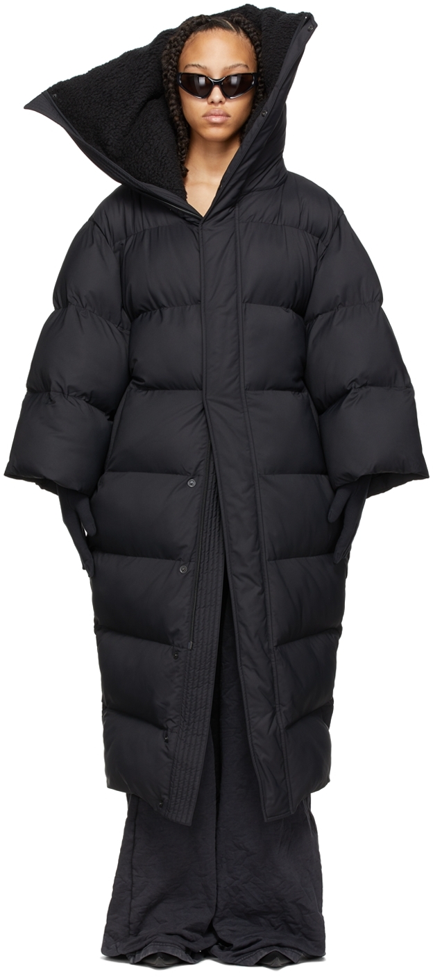 balenciaga padded coat