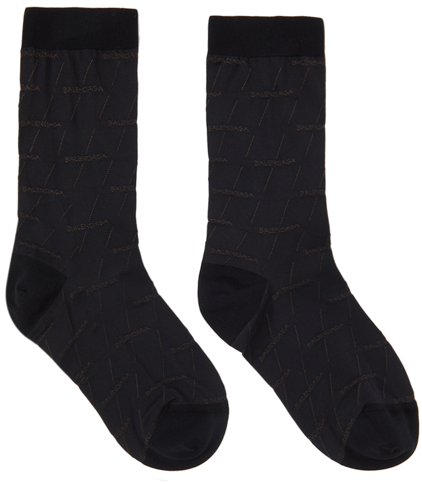 Balenciaga Black BB Tight Socks