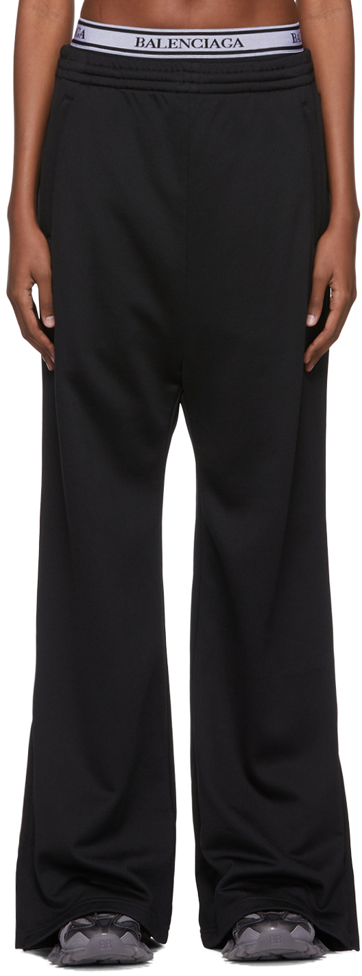 Balenciaga Black Nylon Lounge Pants