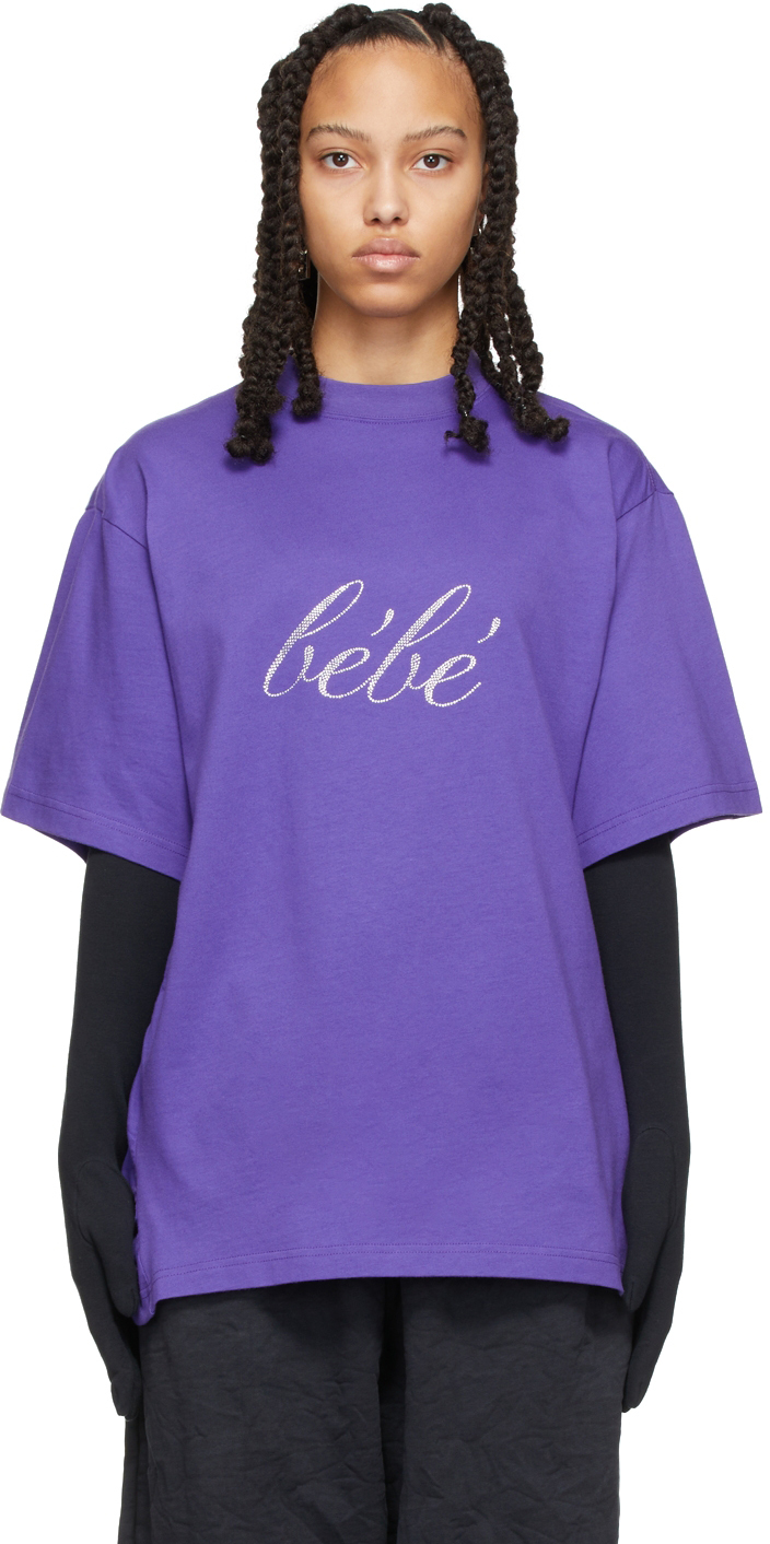 Balenciaga Purple Bébé T-Shirt