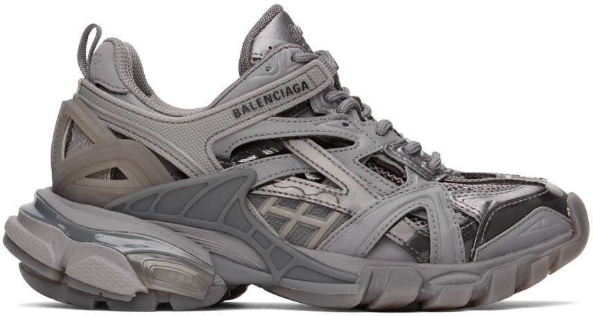 Balenciaga Grey Track 2.0 Sneakers - 668822-W3CT1