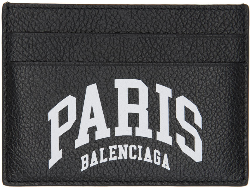 Balenciaga BB Logo Print Lanyard Card Holder