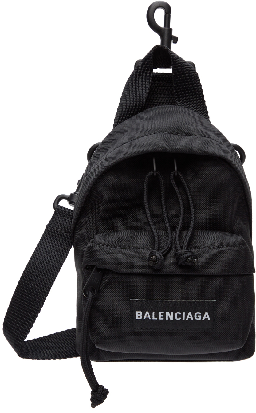 Mens Le Cagole Men Crossbody Bag in Black  Balenciaga US