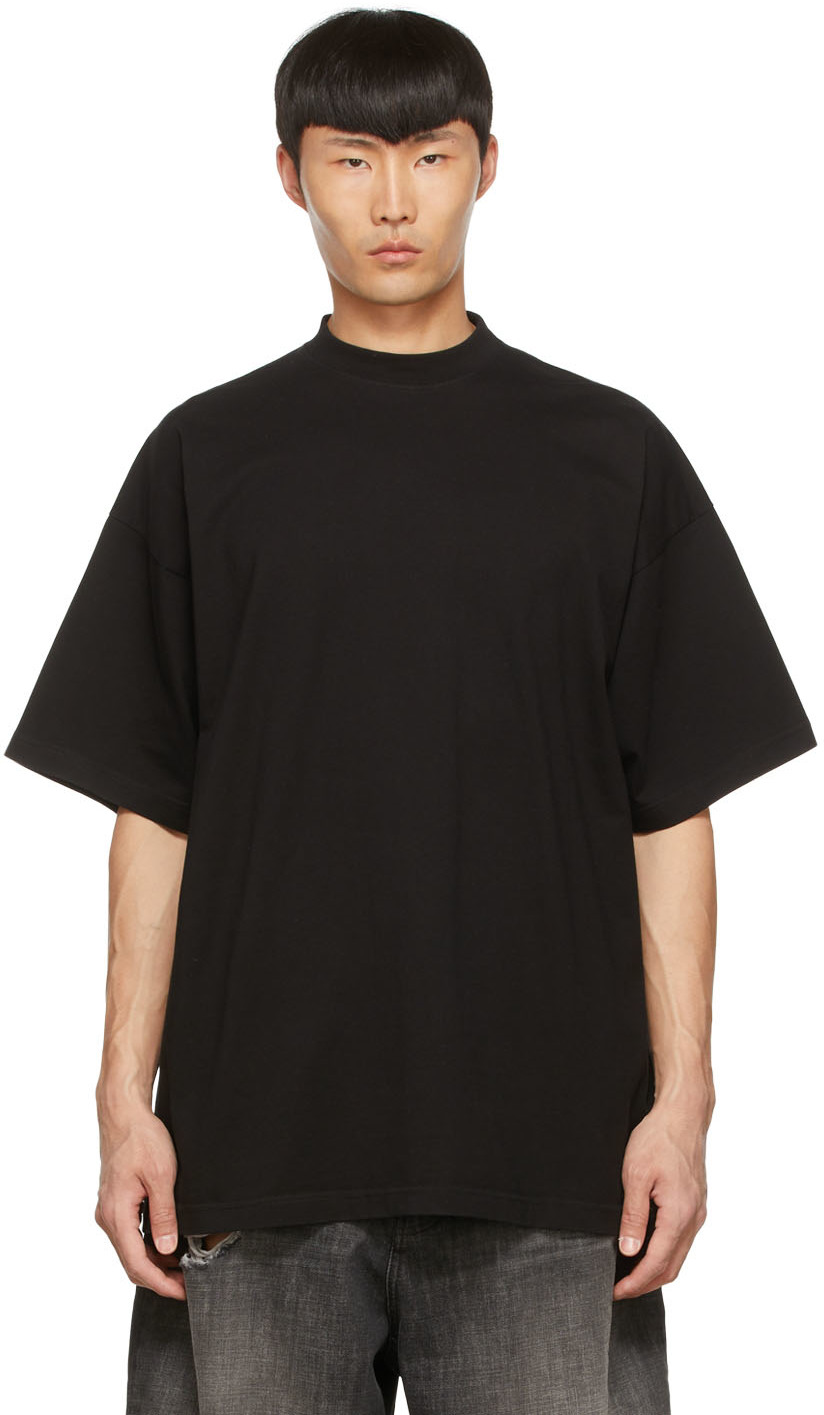 Balenciaga Maison Crewneck T-shirt in Black for Men