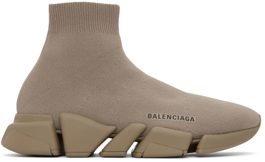 GIÀY BALENCIAGA Mens Triple S Clear Sole fauxleather and mesh trainers