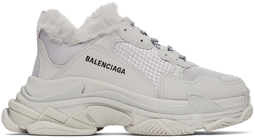 Balenciaga Triple S fauxleather Sneakers  Farfetch