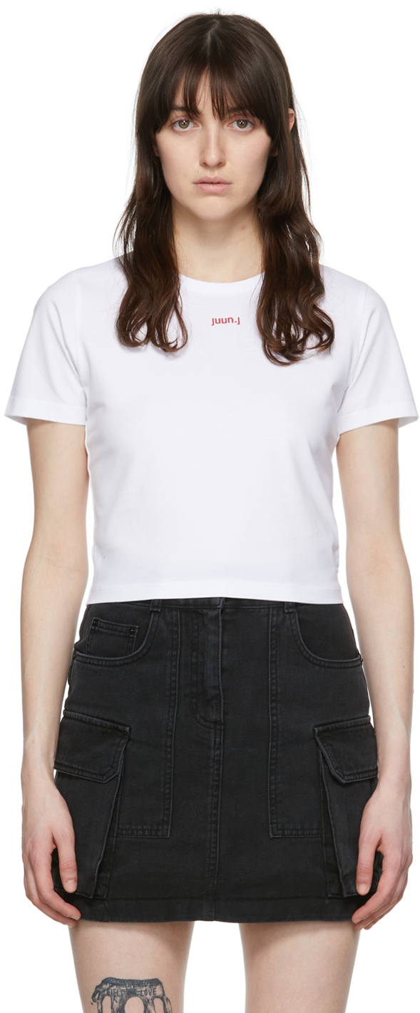 Juun.J White Cotton T-Shirt