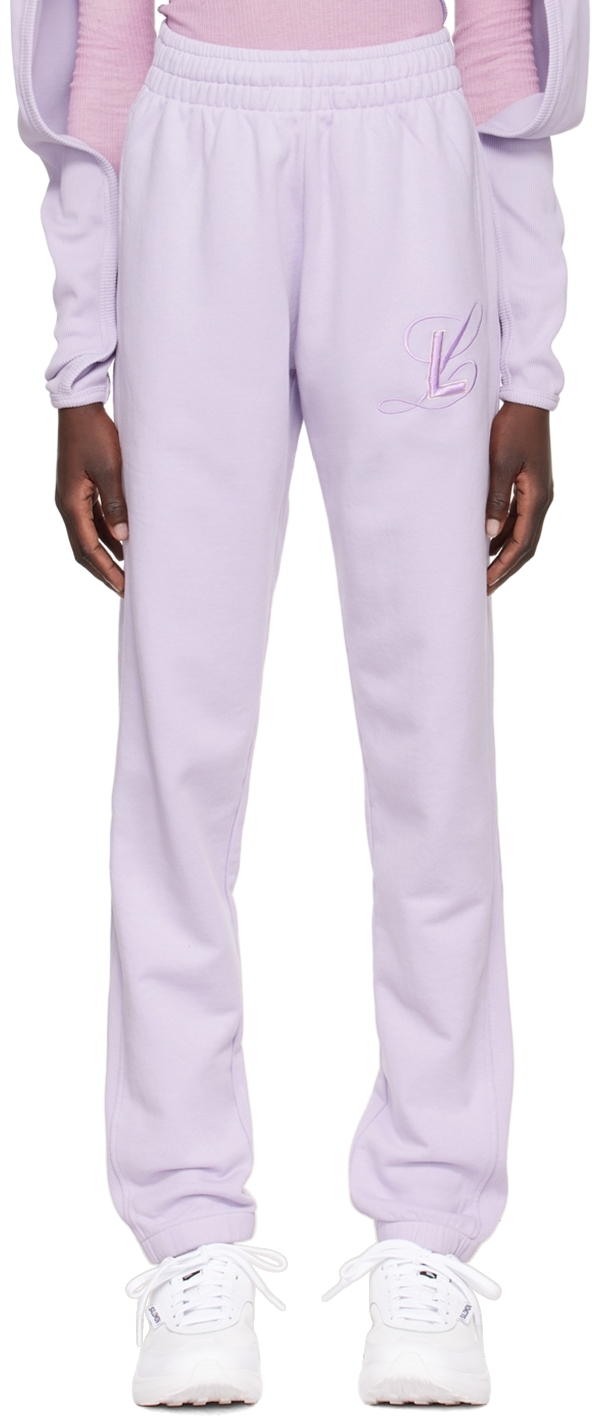 Luar: Purple Logo Lounge Pants | SSENSE