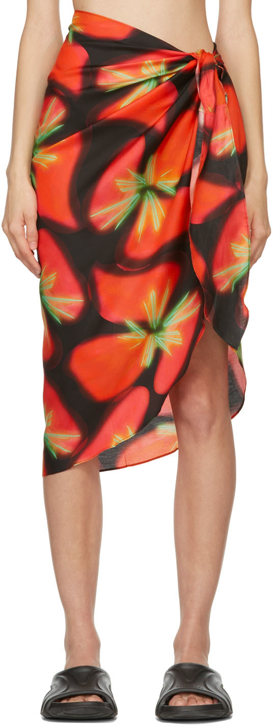 Multicolor Lightweight Sarong Skirt