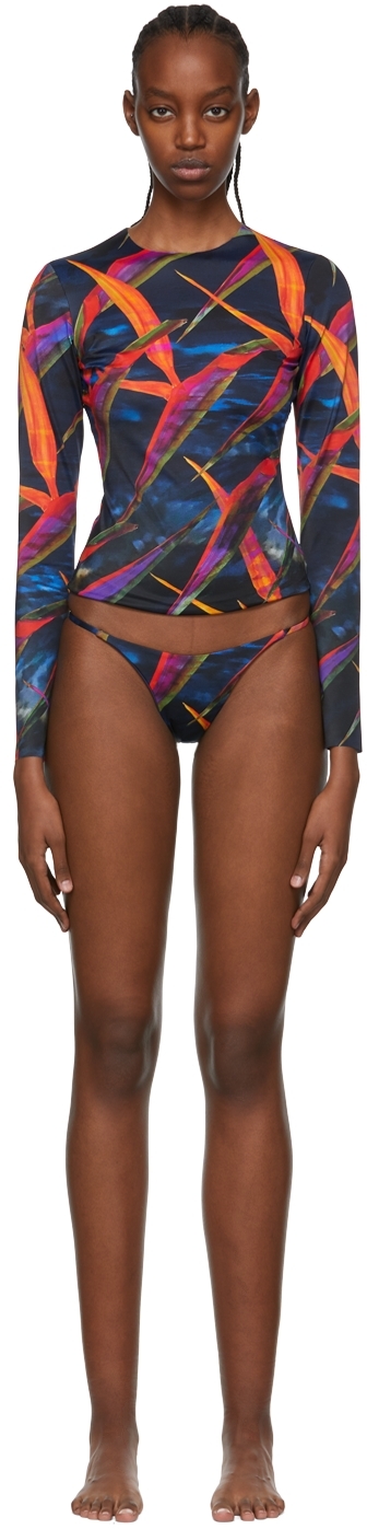 LOUISA BALLOU MULTICOLOR SURFER'S PARADISE BIKINI 