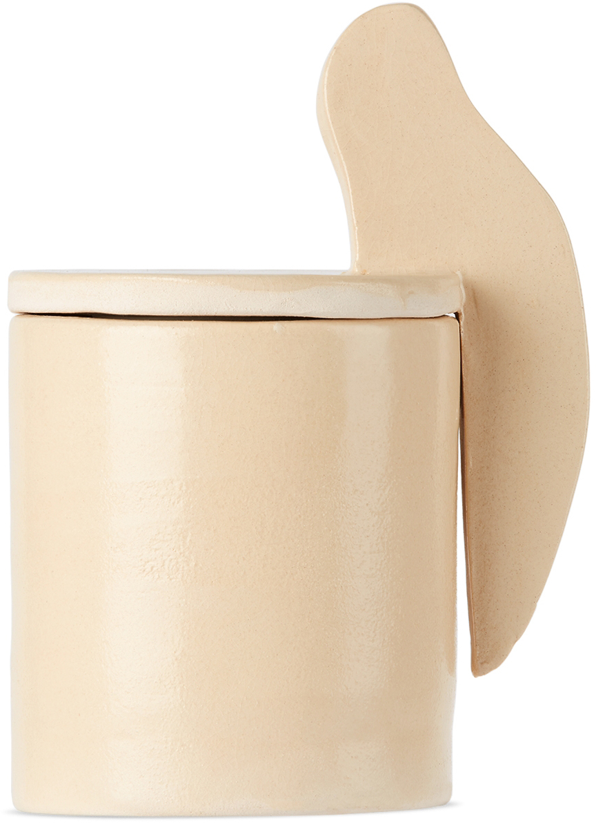 2222STUDIO Limited Edition Beige Sculptural Scented Candle No 10