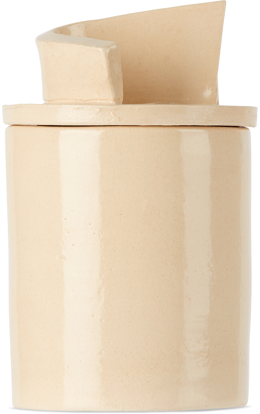2222STUDIO Limited Edition Beige Sculptural Scented Candle No 11