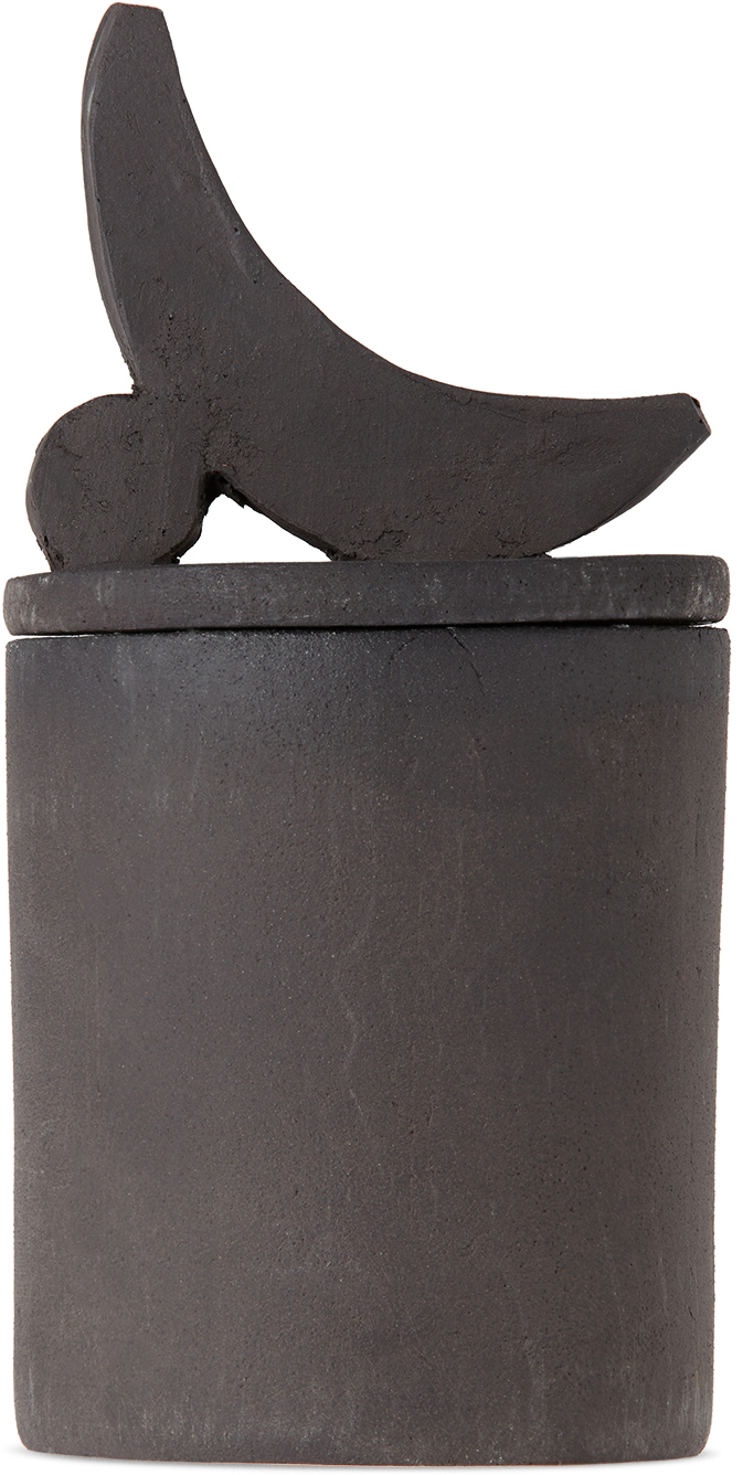 2222STUDIO Limited Edition Black Sculptural Scented Candle No 4