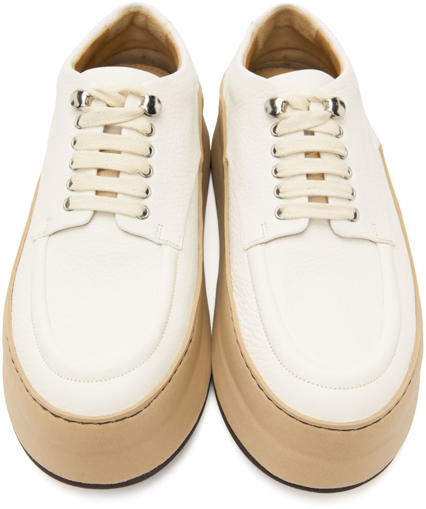 Marsèll White Casspana Derbys In 110 White