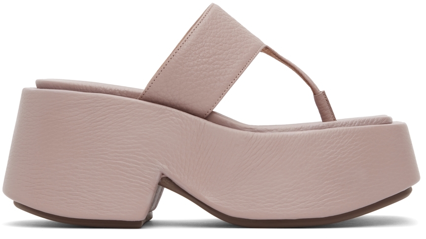 Marsèll Pink Zeppo Infradito Sandals