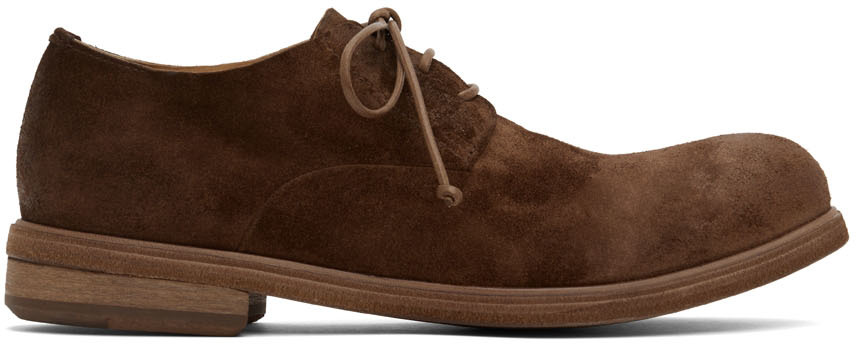 MARSÈLL BROWN SUEDE ZUCCA MEDIA DERBYS